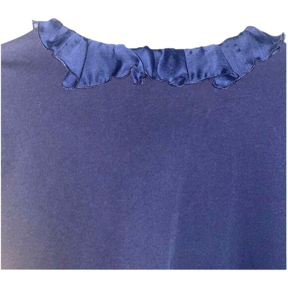 Chaps Women's Navy Blue V Neck Tee XL - Picture 6 of 12